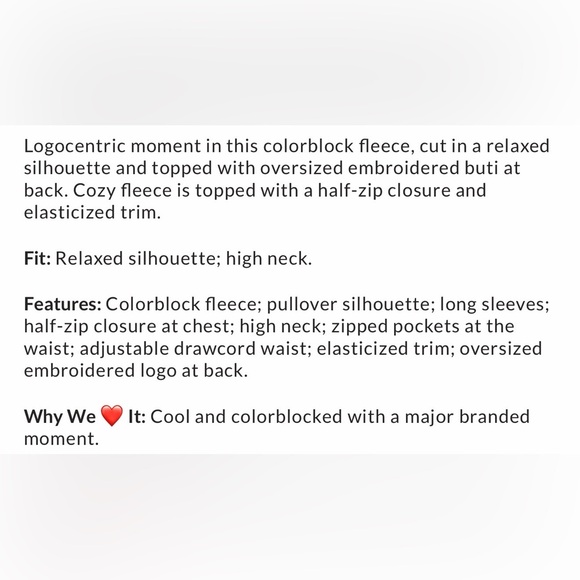 NWT FP Movement Mountain High Logo Fleece - Picture 5 of 5